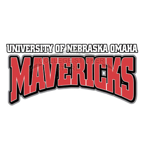 Personal Nebraska Omaha Mavericks Iron-on Transfers (Wall Stickers)NO.5397
